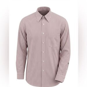 Givenchy Men's Striped Button-Down Shirt red and white size 16